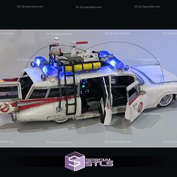 Ecto-1 3D from Ghost Buster V2 STL Files