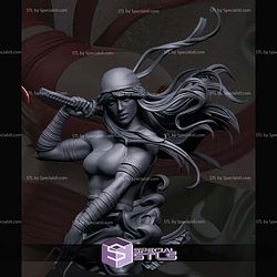 Elektra Temple Base Bust STL Files