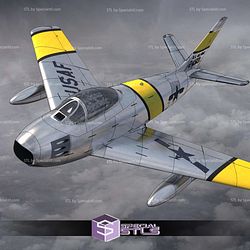 F 86 Sabre STL Files