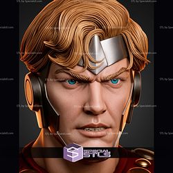 Flash Gordon Portrait Bust 288mm STL Files