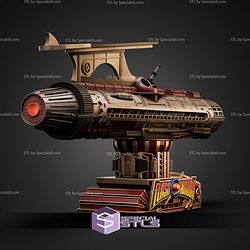 Flash Gordon Ship 234mm STL Files