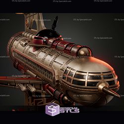Flash Gordon Ship 234mm STL Files