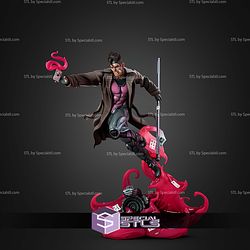 Gambit Flying Card STL Files