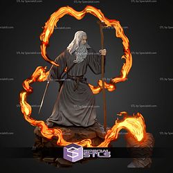 Gandalf Lord Of The Rings And Fire 1 6 STL Files