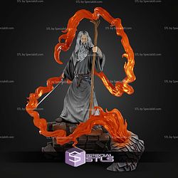 Gandalf Lord Of The Rings And Fire 1 6 STL Files