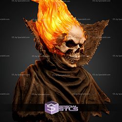 Ghost Rider Caleb Portrait Bust 371mm STL Files