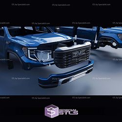 GMC Sierra 1500 2023 STL Files