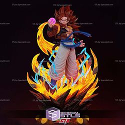 Gogeta SSJ4 Pink Power Ball STL Files