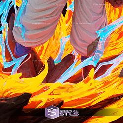 Gogeta SSJ4 Pink Power Ball STL Files
