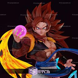 Gogeta SSJ4 Pink Power Ball STL Files