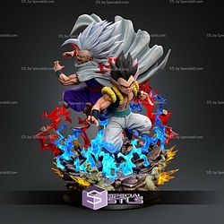 Gohan And Gotenks Saiya Legacy Diorama STL Files