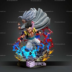Gohan And Gotenks Saiya Legacy Diorama STL Files