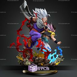 Gohan And Gotenks Saiya Legacy Diorama STL Files