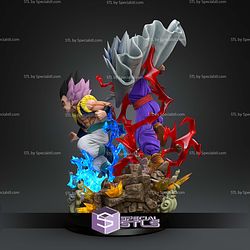 Gohan And Gotenks Saiya Legacy Diorama STL Files