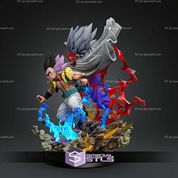 Gohan And Gotenks Saiya Legacy Diorama STL Files