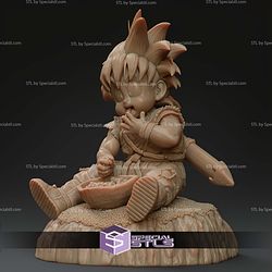 Gohan Eating STL Files