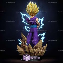 Gohan SSJ2 Thunder 318mm STL Files