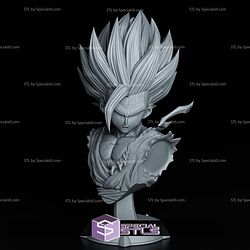 Gohan SSJ2 Thunder Bust 177mm STL Files