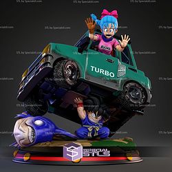 Goku And Bulma Iconic Adventure STL Files