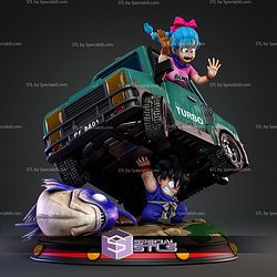 Goku And Bulma Iconic Adventure STL Files