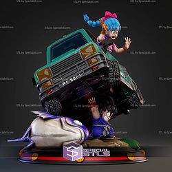 Goku And Bulma Iconic Adventure STL Files