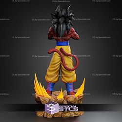 Goku SSJ4 Dragon Ball GT 407mm STL Files