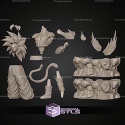 Goku SSJ4 Dragon Ball GT 407mm STL Files