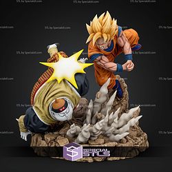 Goku Super Saiyan Vs Android 19 STL Files