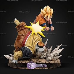 Goku Super Saiyan Vs Android 19 STL Files
