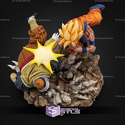 Goku Super Saiyan Vs Android 19 STL Files