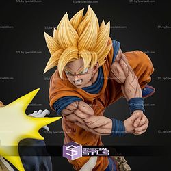 Goku Super Saiyan Vs Android 19 STL Files