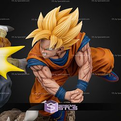 Goku Super Saiyan Vs Android 19 STL Files