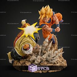 Goku Super Saiyan Vs Android 19 STL Files