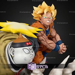 Goku Super Saiyan Vs Android 19 STL Files