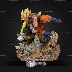 Goku Super Saiyan Vs Android 19 STL Files