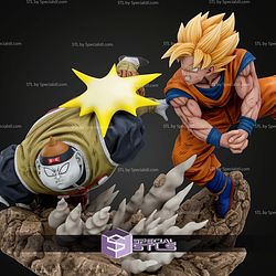 Goku Super Saiyan Vs Android 19 STL Files