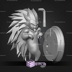 Gotenks Ghost SSJ3 Halloween STL Files