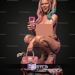 Harley Trouble In Pink ALT STL Files