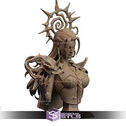 Hela Marvel Rivals Bust STL Files