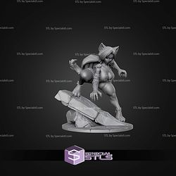 Hell Vixens Catgirl 230mm STL Files
