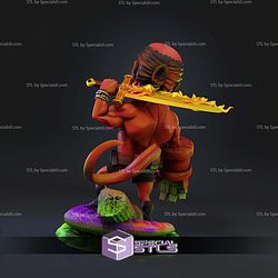 Hellboy In Fire Chibi STL Files