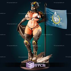 HellDiver Girl ATL STL Files