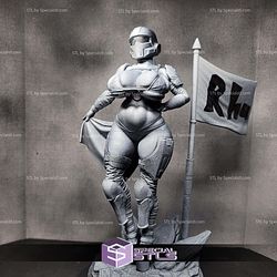 HellDiver Girl ATL STL Files