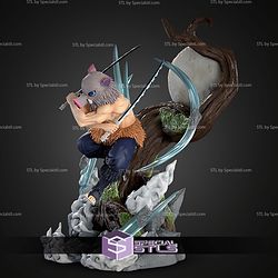 Inosuke Moon Diorama 298mm STL Files