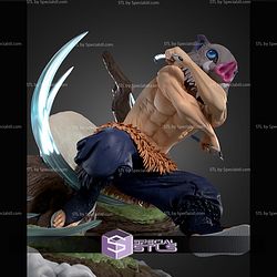 Inosuke Moon Diorama 298mm STL Files