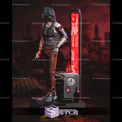 Johnny Silverhand City Burn STL Files