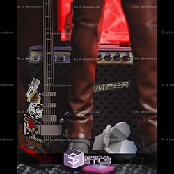 Johnny Silverhand City Burn STL Files