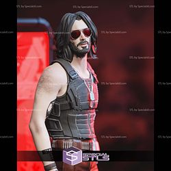 Johnny Silverhand City Burn STL Files