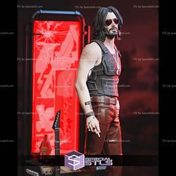 Johnny Silverhand City Burn STL Files