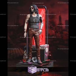 Johnny Silverhand City Burn STL Files